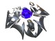 2003-2004 Blue Matte Black Yamaha YZF R6 Motorcycle Fairings