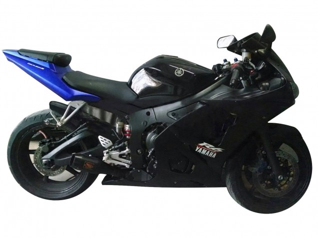 2006-2009 Blue Matte Black Yamaha YZF R6S Motorcycle Fairings