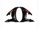 2003-2004 Glossy Black Red Yamaha YZF R6 Motorcycle Fairings