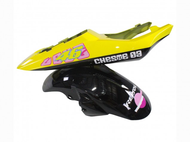 2006-2009 Yellow Pink Glossy Black Rossi Repsol 46 Yamaha YZF R6S Motorcycle Fairings