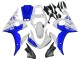 2003-2004 White Blue GYTR Yamaha YZF R6 Motorcycle Fairings