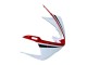 2006-2009 White Red Glossy Black Yamaha YZF R6S Motorcycle Fairings