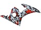 2006-2009 Black Red Grey Camouflage Yamaha YZF R6S Motorcycle Fairings