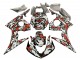 2006-2009 Black Red Grey Camouflage Yamaha YZF R6S Motorcycle Fairings