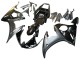 2006-2009 Glossy Black Matte Black Gold Chameleon Yamaha YZF R6S Motorcycle Fairings