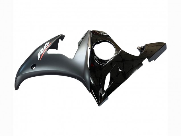 2006-2009 Glossy Black Matte Black Gold Chameleon Yamaha YZF R6S Motorcycle Fairings