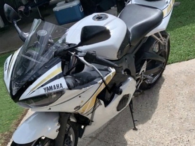2006-2009 White Gold Yamaha YZF R6S Motorcycle Fairings