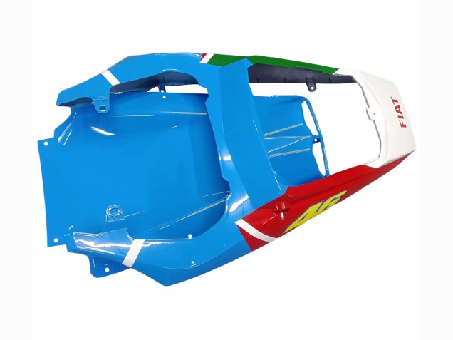 2005 Light Blue White Green Red Kastinee Dunlop Motul Yamaha YZF 600 R6 Motorcycle Fairings