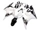 2005 White Black Yamaha YZF 600 R6 Motorcycle Fairings