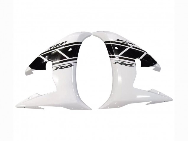 2005 White Black Yamaha YZF 600 R6 Motorcycle Fairings