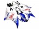 2005 White Blue Dunlop Fiat Motul Yamaha YZF 600 R6 Motorcycle Fairings