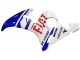 2005 White Blue Dunlop Fiat Motul Yamaha YZF 600 R6 Motorcycle Fairings