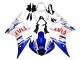 2005 White Blue Dunlop Fiat Motul Yamaha YZF 600 R6 Motorcycle Fairings