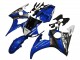 2005 Blue White Black Yamalube Yamaha YZF 600 R6 Motorcycle Fairings