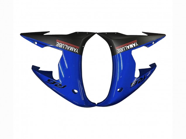 2005 Blue White Black Yamalube Yamaha YZF 600 R6 Motorcycle Fairings