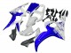 2005 White Blue Yamalube Yamaha YZF 600 R6 Motorcycle Fairings