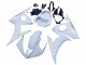 2005 White Gold Yamaha YZF 600 R6 Motorcycle Fairings