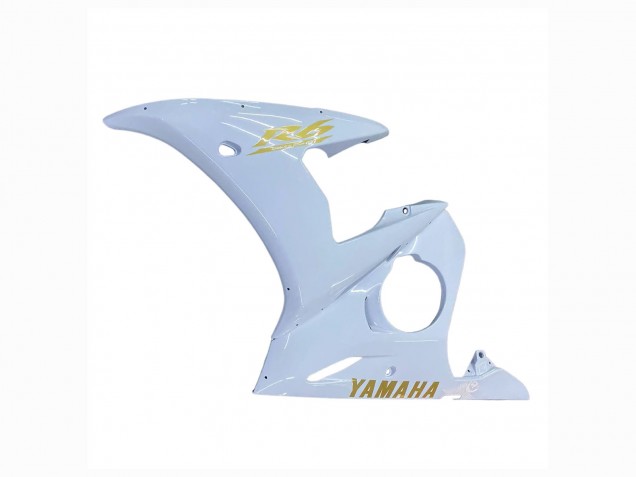 2005 White Gold Yamaha YZF 600 R6 Motorcycle Fairings
