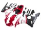 2005 Red White Matte Black Yamaha YZF 600 R6 Motorcycle Fairings