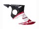 2005 Red White Matte Black Yamaha YZF 600 R6 Motorcycle Fairings