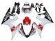 2005 White Black Red Motul Yamaha YZF 600 R6 Motorcycle Fairings