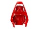 2005 Red White Glossy Black Yamaha YZF 600 R6 Motorcycle Fairings