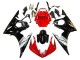 2005 Red White Glossy Black Yamaha YZF 600 R6 Motorcycle Fairings