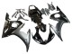 2005 Glossy Black Matte Black Gold Yamaha YZF 600 R6 Motorcycle Fairings