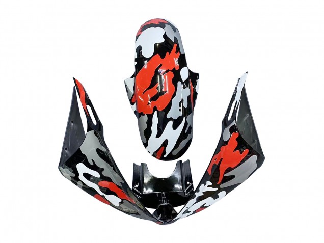 2005 Black Red Grey Camouflage Yamaha YZF 600 R6 Motorcycle Fairings