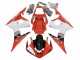 2005 White Red Glossy Black Yamaha YZF 600 R6 Motorcycle Fairings