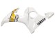 2005 White Gold Black Yamaha YZF 600 R6 Motorcycle Fairings
