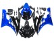 2006-2007 Blue Glossy Black Yamaha YZF 600 R6 Motorcycle Fairings
