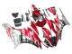 2006-2007 White Red Black Green Monster Milwaukee Yamaha YZF 600 R6 Motorcycle Fairings