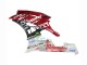 2006-2007 White Red Black Green Monster Milwaukee Yamaha YZF 600 R6 Motorcycle Fairings