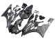 2006-2007 Matte Black Silver Flame Yamaha YZF 600 R6 Motorcycle Fairings