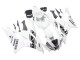 2006-2007 White Glossy Black Motul Michelin Yamaha YZF 600 R6 Motorcycle Fairings