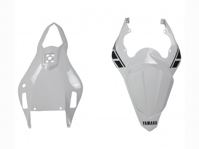 2006-2007 White Glossy Black Motul Michelin Yamaha YZF 600 R6 Motorcycle Fairings