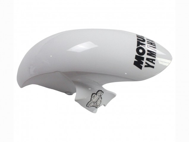 2006-2007 White Glossy Black Motul Michelin Yamaha YZF 600 R6 Motorcycle Fairings