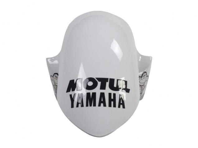 2006-2007 White Glossy Black Motul Michelin Yamaha YZF 600 R6 Motorcycle Fairings