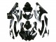 2006-2007 Glossy Black Matte Black White Motul Michelin Yamaha YZF 600 R6 Motorcycle Fairings