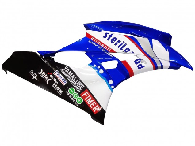 2006-2007 White Blue Black Fimer Volvo Yamalube Sterilgarda Yamaha YZF 600 R6 Motorcycle Fairings