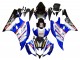 2006-2007 White Blue Black Fimer Volvo Yamalube Sterilgarda Yamaha YZF 600 R6 Motorcycle Fairings