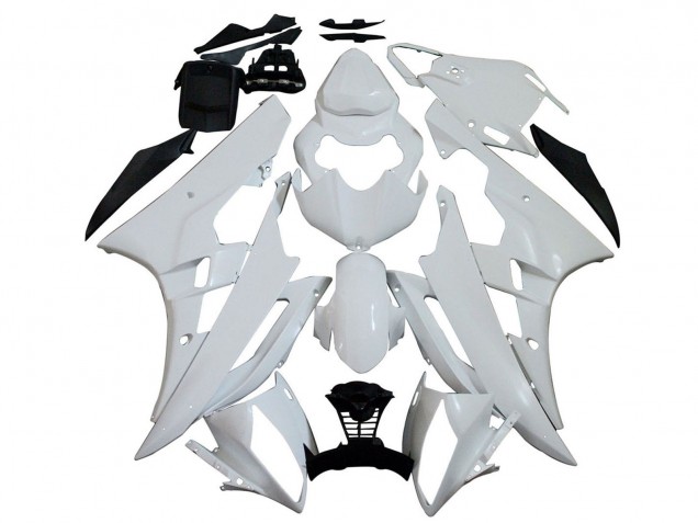2006-2007 Unpainted Yamaha YZF 600 R6 Motorcycle Fairings