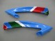 2006-2007 Blue Green White Red Dunlop Michelin Motul Yamaha YZF 600 R6 Motorcycle Fairings