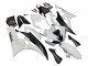 2006-2007 White Matte Black Yamaha YZF 600 R6 Motorcycle Fairings