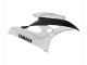2006-2007 White Matte Black Yamaha YZF 600 R6 Motorcycle Fairings