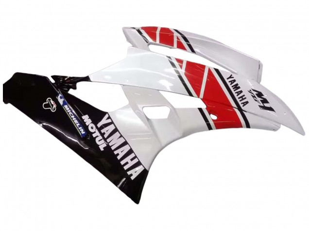 2006-2007 White Red Black Motul Yamaha YZF 600 R6 Motorcycle Fairings