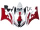 2006-2007 White Red Yamaha YZF 600 R6 Motorcycle Fairings