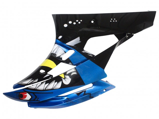 2006-2007 Blue Neon Green Black Shark Yamaha YZF 600 R6 Motorcycle Fairings