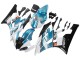 2006-2007 White Blue Black Semakin Didepan ENEOS Yamaha YZF 600 R6 Motorcycle Fairings